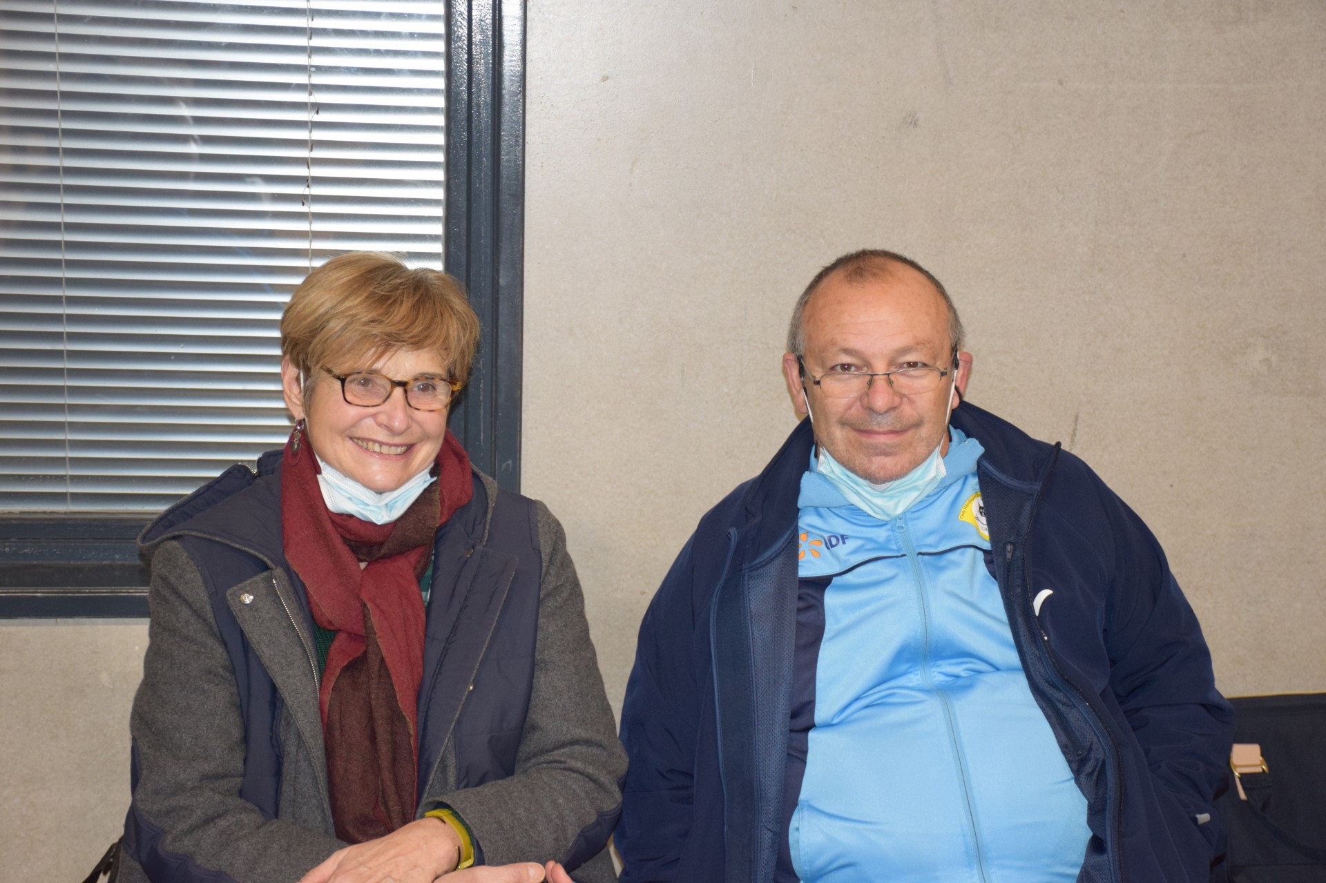 Pierre Soyer et cybile Bertail représsentante du département