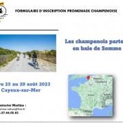 Inscription promenade champenoise 2023 image